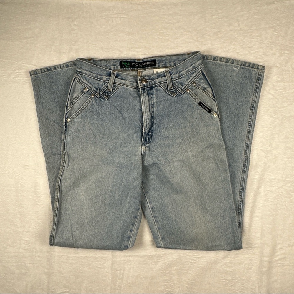 Vintage 80s90s Rockies Blue Jeans Cotton Denim Authentic
Size 28/7 High Waist